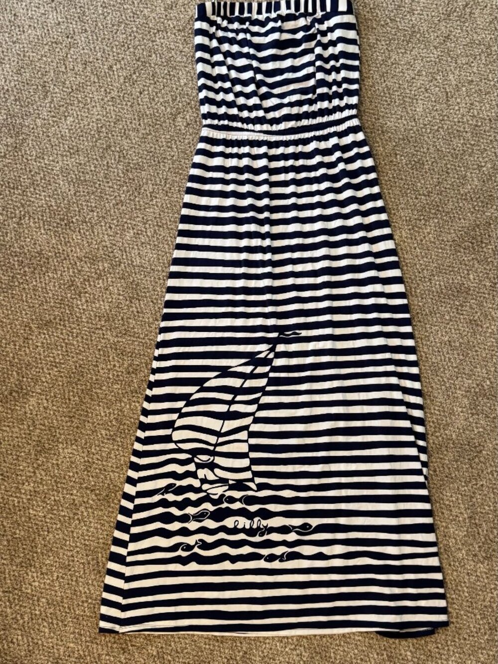 Lilly Pulitzer Emmett Maxi Medium Yacht Sailing NWT